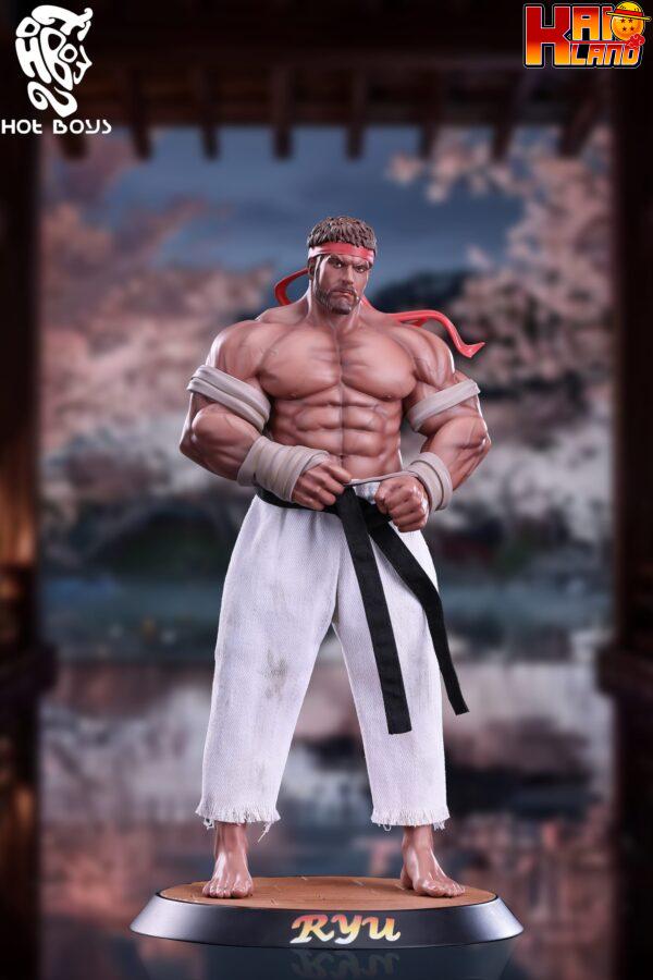 Street Fighter Hot Boys Studio Martial Arts Duel Ryu Resin Statue 1 scaled