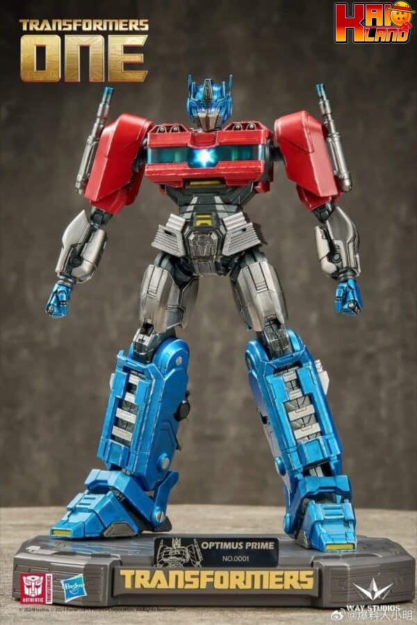 Transformers Way Studio Megatron x Optimus Prime Resin Statue 1