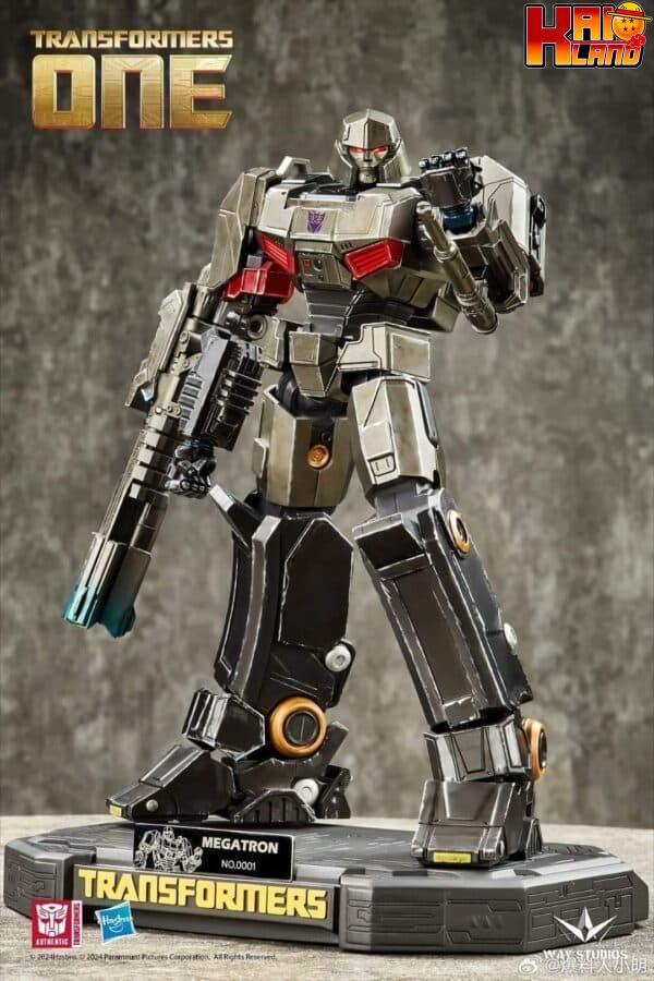 Transformers Way Studio Megatron x Optimus Prime Resin Statue 2