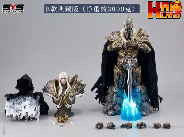 World of Warcraft 3YS Studio Lich King Collection Bust Resin Statue 3