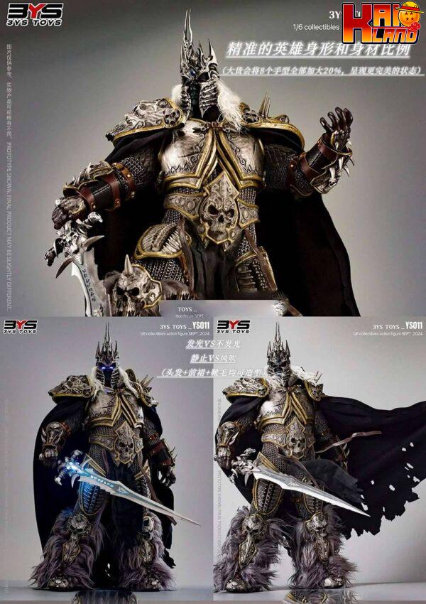 World of Warcraft 3YS Studio Lich King Collection Bust Resin Statue 8