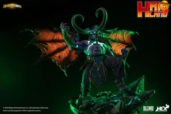 World of Warcraft HEX Studio Illidan Stormrage Licensed Resin Statue 3