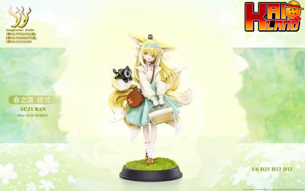 Arknights Imagination Studio Suzuran Resin Statue 5