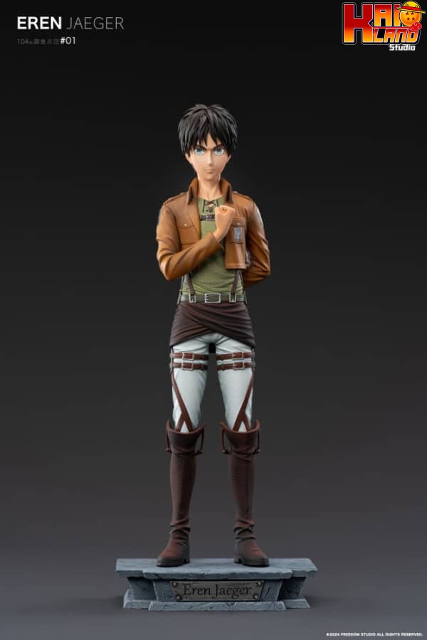 Attack on Titan Freedom Studio Eren Jaeger Resin Statue 0