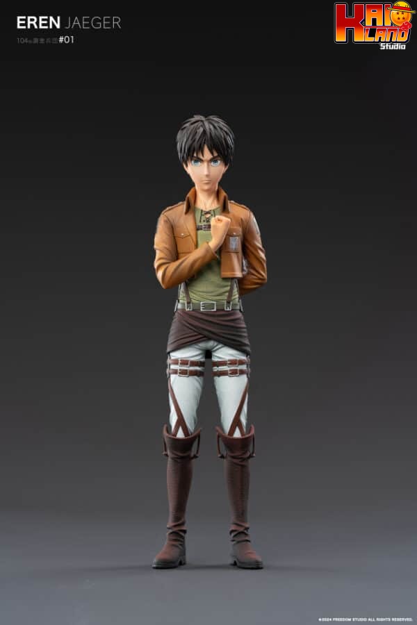 Attack on Titan Freedom Studio Eren Jaeger Resin Statue 3