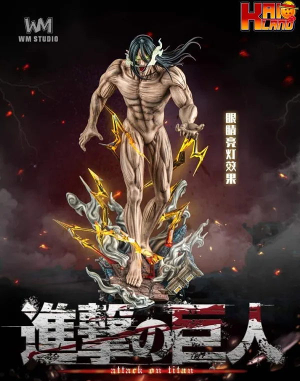 Attack on titan WM Studio Eren Resin Statue 2