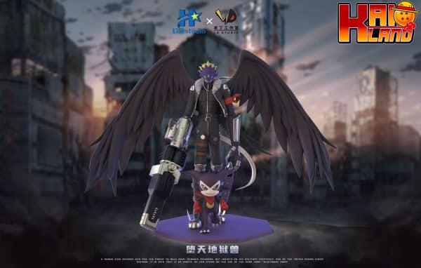 Digimon Huan Xing Studio x Lao Ding Studio Beelzebumon Resin Statue 1