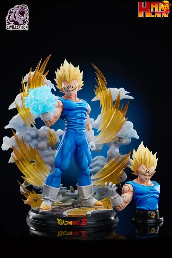 Dragon Ball Civilization Studio Vegeta Resin Statue 4