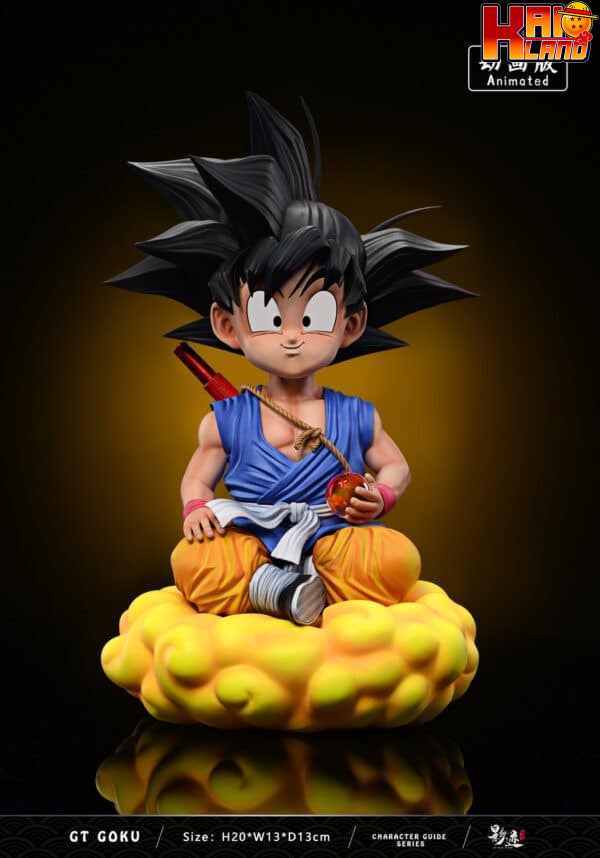 Dragon Ball DIM Studio Kid GT Goku Resin Statue 2