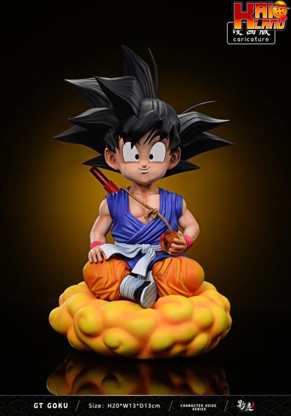 Dragon Ball DIM Studio Kid GT Goku Resin Statue 4