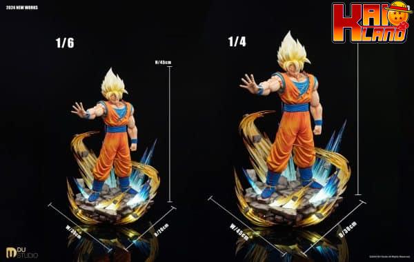 Dragon Ball Du Studio Super Saiyan Goku Resin Statue 2