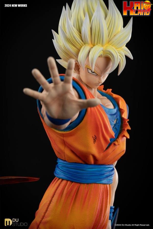 Dragon Ball Du Studio Super Saiyan Goku Resin Statue 6