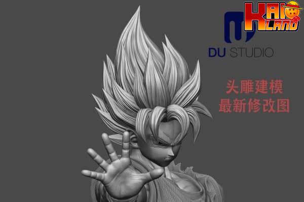 Dragon Ball Du Studio Super Saiyan Goku Resin Statue 9