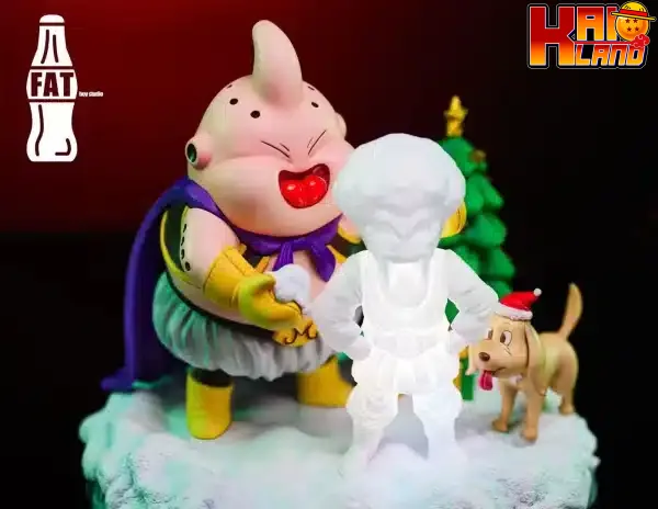 Dragon Ball Fat Boy Studio Majin Buu Christmas Resin Statue 3