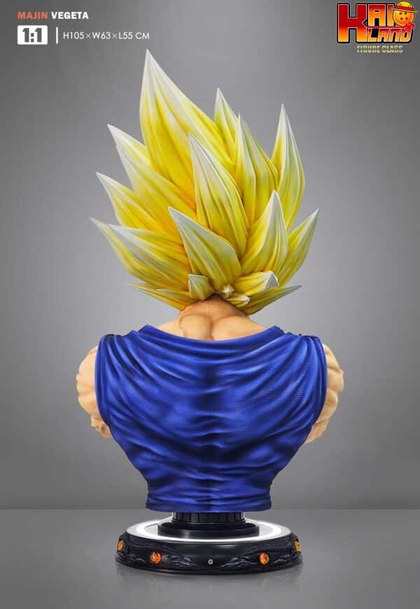 Dragon Ball Figure Class x Oracle Studio Majin Vegeta Bust Resin Statue 4