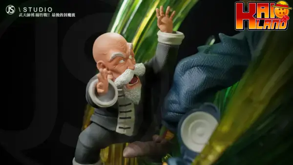 Dragon Ball JS Studio Master Roshi Demon Sealing Wave Resin Statue 3