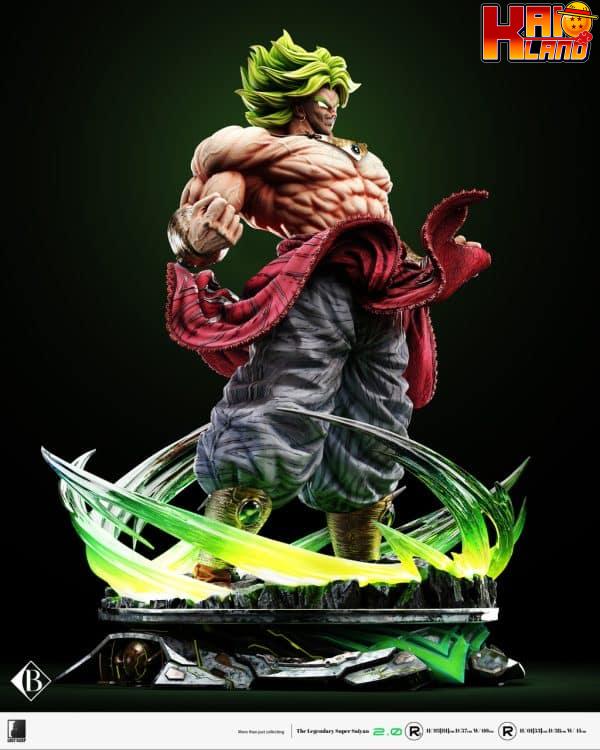 Dragon Ball Last Sleep Studio Broly V2 Resin Statue 9