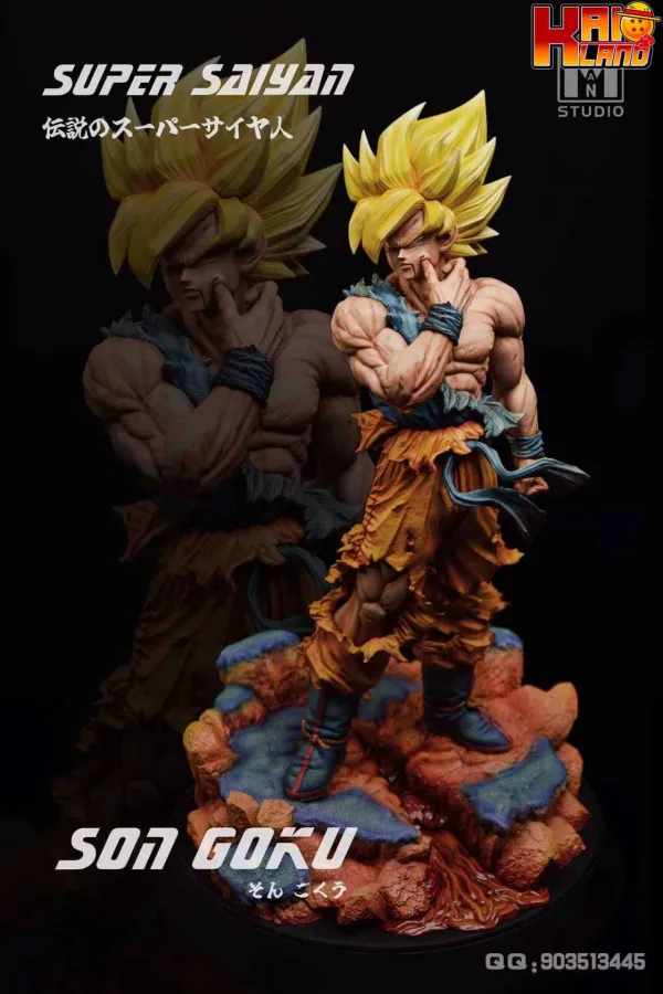 Dragon Ball MAN Studio Legendary Super Saiyan Son Goku Resin Statue 1