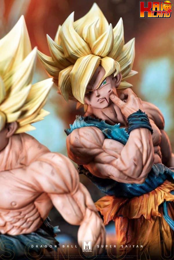 Dragon Ball MAN Studio Legendary Super Saiyan Son Goku Resin Statue 5