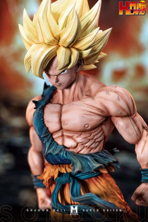 Dragon Ball MAN Studio Legendary Super Saiyan Son Goku Resin Statue 8