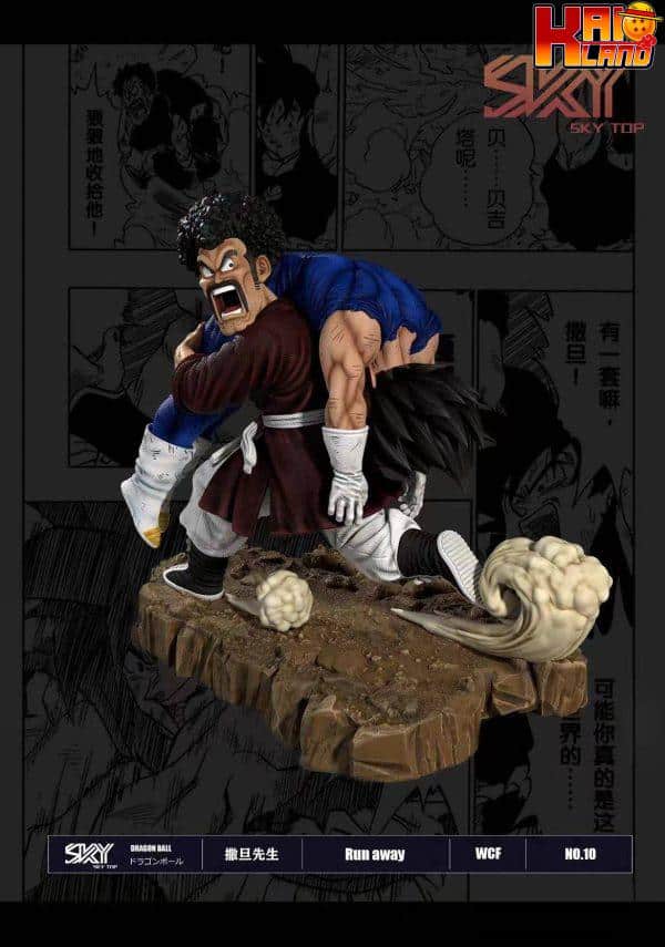 Dragon Ball Sky Top Studio Mr Satan x Vegeta Resin Statue 3