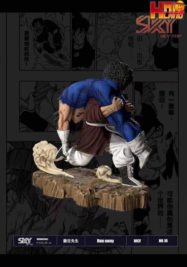 Dragon Ball Sky Top Studio Mr Satan x Vegeta Resin Statue 4