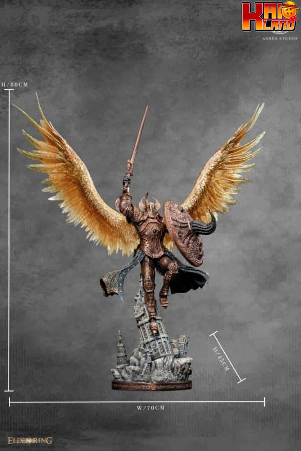 Elden Ring Ashes Studio Crucible Knignt Wings Resin Statue 1