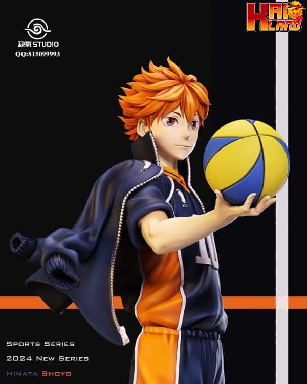 Haikyuu QueYang Studio Shoyo Hinata Resin Statue 3 scaled