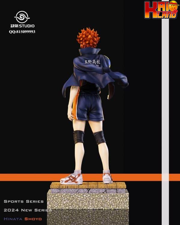 Haikyuu QueYang Studio Shoyo Hinata Resin Statue 4 scaled