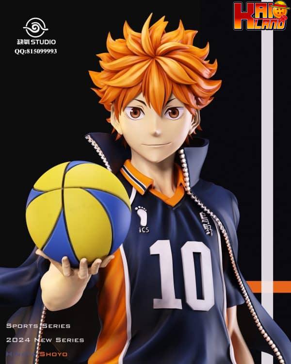 Haikyuu QueYang Studio Shoyo Hinata Resin Statue 5 scaled