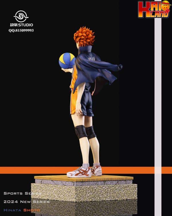 Haikyuu QueYang Studio Shoyo Hinata Resin Statue 6 scaled