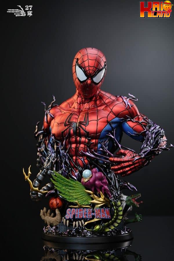 Marvel 27abyss Studio SpiderMan Bust Resin Statue 1