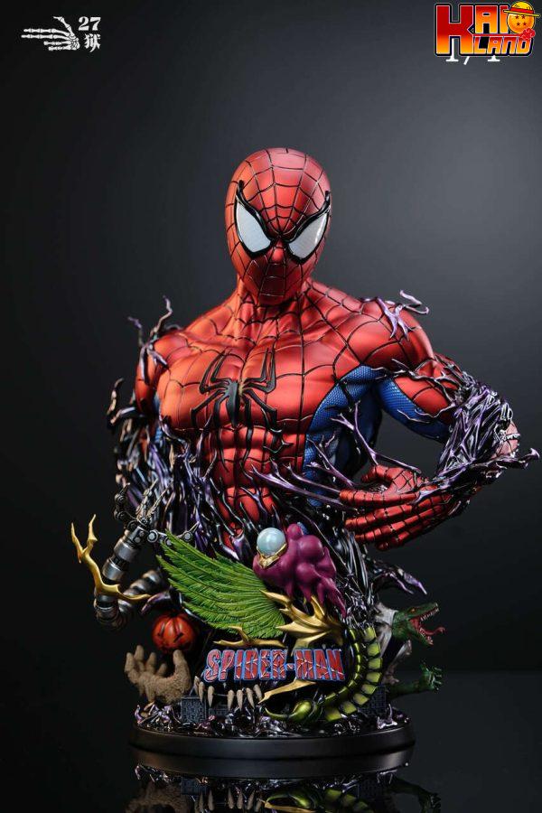 Marvel 27abyss Studio SpiderMan Bust V2 Resin Statue