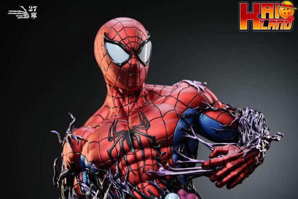 Marvel 27abyss Studio SpiderMan Bust V2 Resin Statue - Image 5