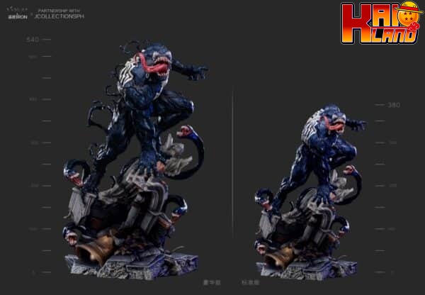 Marvel Pin Jiang Iron Studio Venom Resin Statue 1