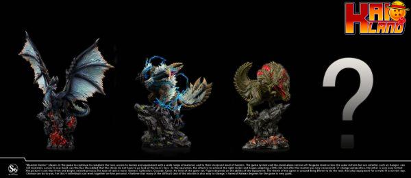 Monster Hunter S6 Studio Dinosaurs Resin Statue 6