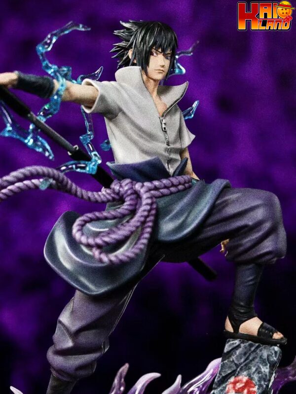 Naruto Shinobu Studio Sasuke Resin Statue 1