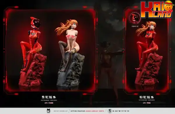 Neo Genesis Instant Noodes Cat Studio Asuka Langley Soryu EVA Resin Statue 3