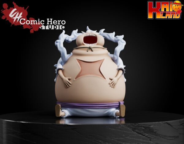 One Piece Comic Hero Studio Tank Nika Piggy Bank Resin Statue 2