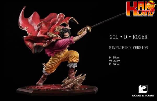 One Piece Cube Studio Gol D Roger Resin Statue 3