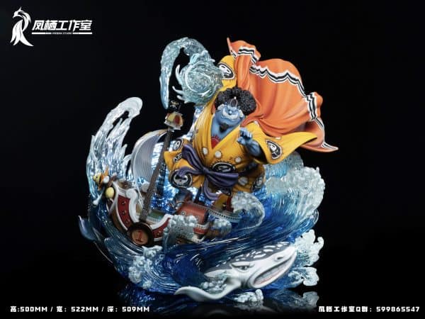 One Piece Phoenix Studio Jinbe Resin Statue 2 scaled