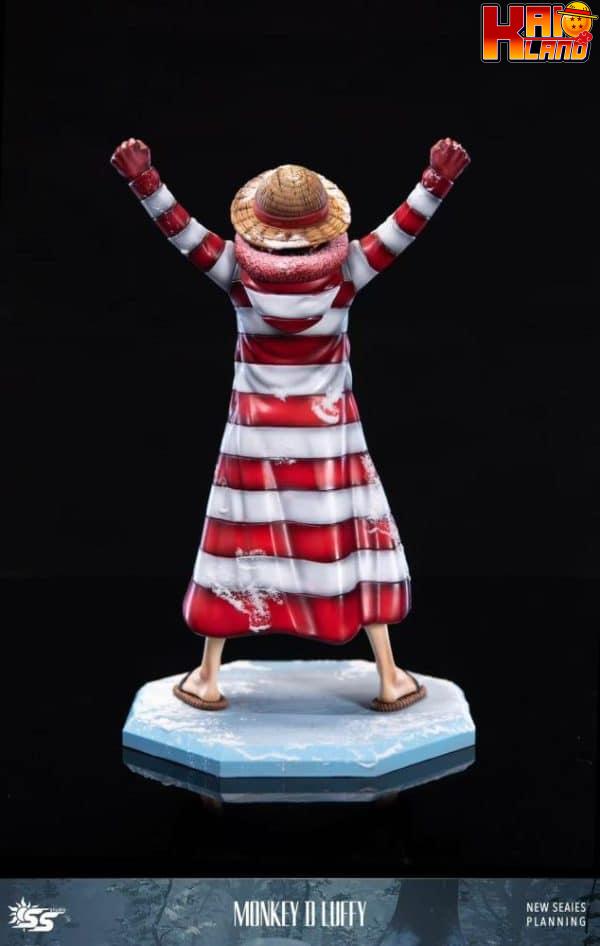 One Piece SS Studio Punk Hazard Luffy Resin Statue 3