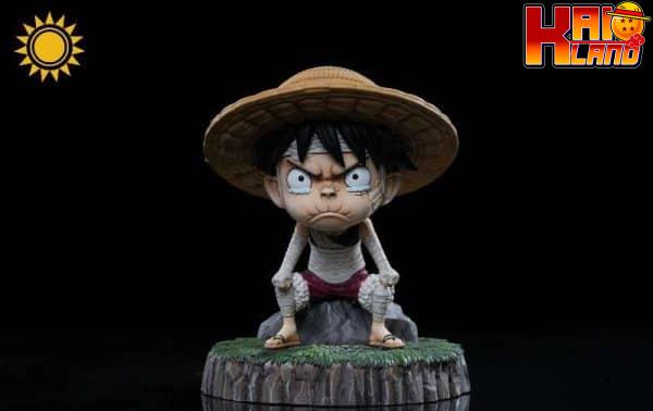 One Piece Sun Studio Childhood Bandage Luffy Resin Statue 1