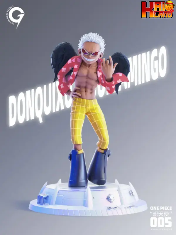 One Piece Super Guai Studio Seraphim Donquixote Doflamingo Resin Statue 1