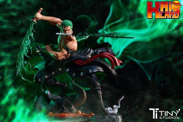 One Piece Tiny Studio Santoryu Zoro Resin Statue 1