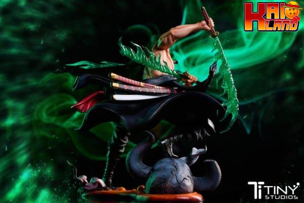 One Piece Tiny Studio Santoryu Zoro Resin Statue 3