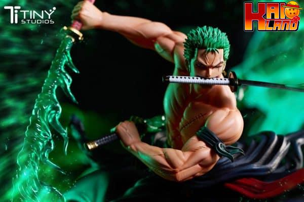 One Piece Tiny Studio Santoryu Zoro Resin Statue 4