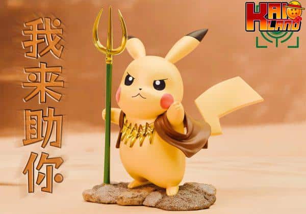 Pokemon Geisha Studio Pikachu cos Yellow Wind Monster Resin Statue 1 scaled