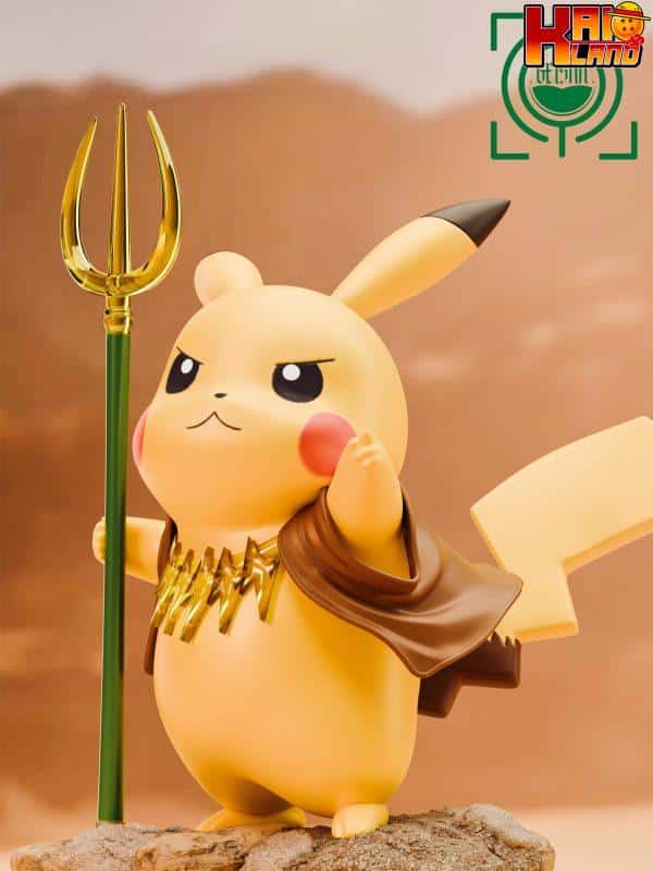 Pokemon Geisha Studio Pikachu cos Yellow Wind Monster Resin Statue 2 scaled