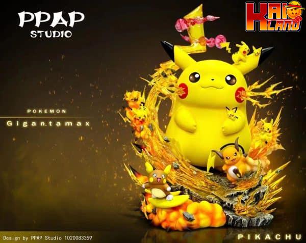 Pokemon PPAP Studio Pikachu Resin Statue 1